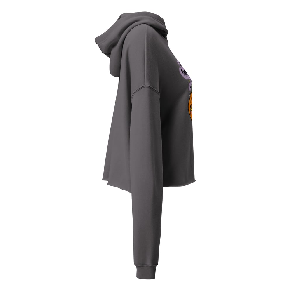 Image of LETS GO GHOULS Crop Hoodie