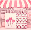 Heart Pop Card Set