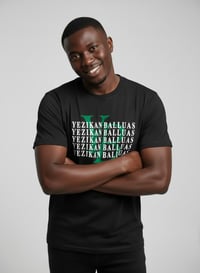 Image 2 of YB Stacked Print Logo T-Shirt