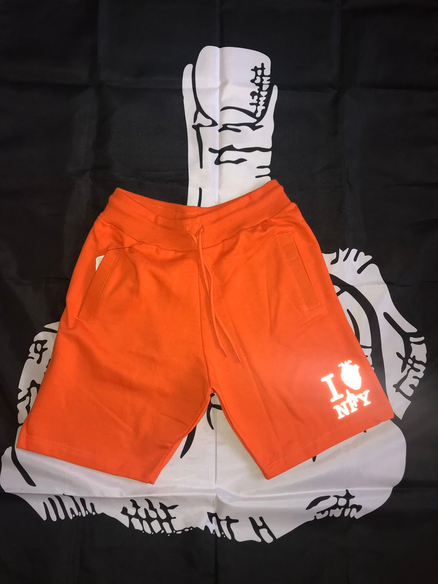 Image of I 🧡 NFY Sweat Shorts (Orange)