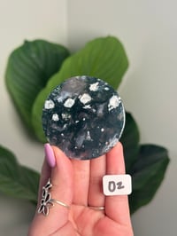 Image 15 of CHOOSE YOUR OWN MOSS AGATE DISK -INDIA- LOT 2