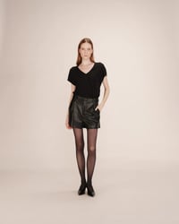 Image 2 of Top Cuello V Lurex Negro Tango