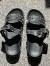 EFFIE diamond buckle sandal 