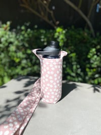 Powder Pink Spots Bottle Bag
