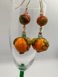 Image 2 of Pumpkin Earrings