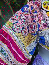 Image 6 of Vintage Fez Crop Tribal Top chest 30 inches