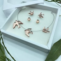 Image 2 of Rose gold Náhrdelník Ptáčci