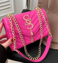 Pink cross body purse  