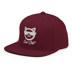 Image of White Cool Cat Snapback