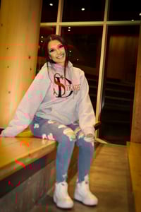 Image 1 of $D Grey hoodie 