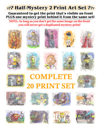 Image 1 of COMPLETE Simpsons Tree House of Horrors Mystery 20 Print Set (Free Shipping)
