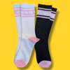 Flame Font Socks 