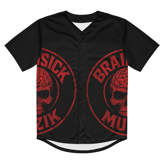 Image of Brainsick Muzik baseball jersey
