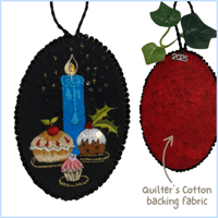 Image 1 of Christmas Candle, Sweet Treats Hanging Ornament