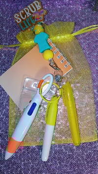 Yellow ID Reel Badge