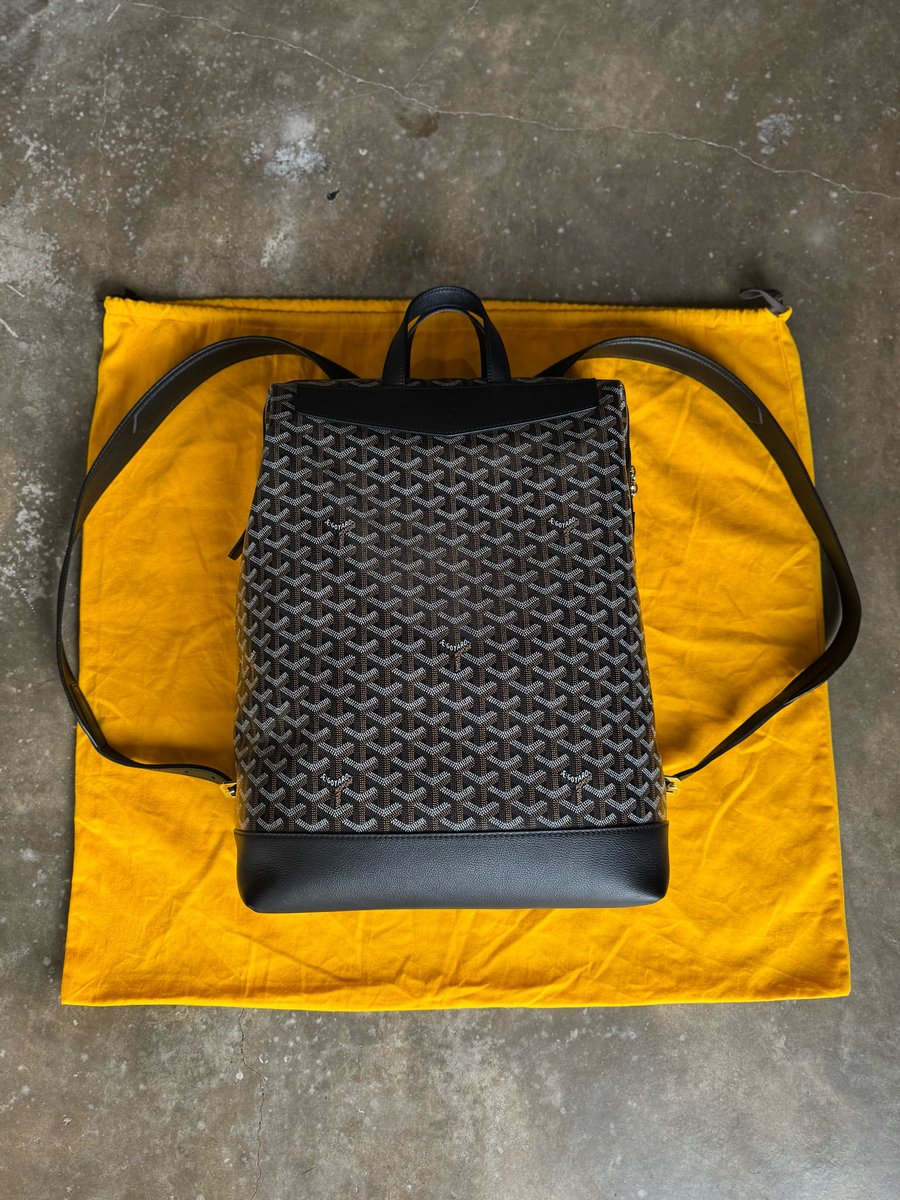 Image of Goyard Calfskin Cisalpin Backpack