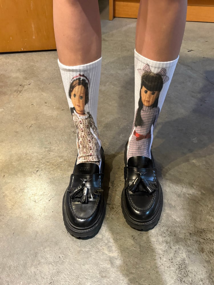 Image of American girl doll socks 