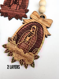 Image 3 of PRE-ORDER VIRGENCITA 2025 WOOD ORNAMENTS