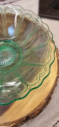 Image 5 of Imperial Glass Uraniam Serving Dish Made in USA