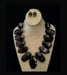 Image of Blackish Gray Design Necklace Set 
