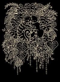 Image 2 of Felines and Philodendrons- Hoodie Preorder