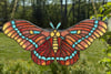 Red Moth - Tiffany Lamp Screen Inspired