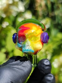 Image 1 of Rainbow SkullRocker Top - Collab with Shelley Sunshine