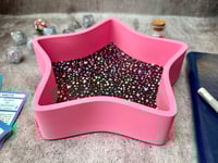 Image 4 of Bright Pink Star Shaped Dice Tray
