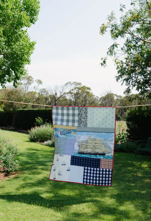 Image of Cutty Sark Quilt ~ Ready to Ship