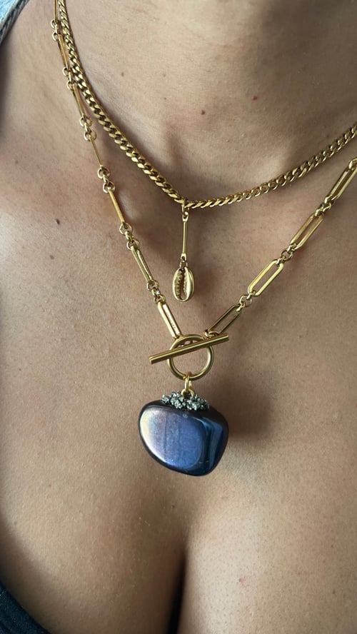 Image of RAIN FOAM • Titanium Quartz Necklace