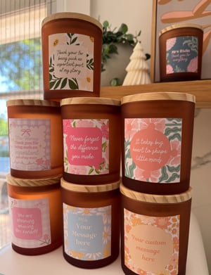 Image of CUSTOM TEACHERS CANDLES