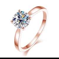 Image 2 of 2ct 8mm Diamond Stud Ring