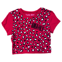 Image 1 of “GNARLY Y2K” Custom Hand Painted Baby Tee LARGE