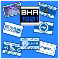 Brighton Hove Albion Sticker Bundle