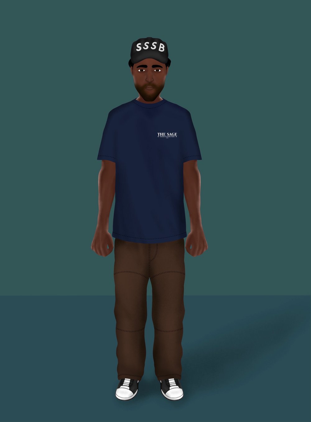 Image of Trust In The Sage / Navy