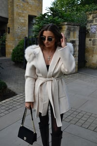 Image 1 of Cream Loro Coat
