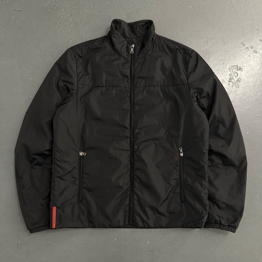 Image of Prada nylon zip up jacket, size medium / large