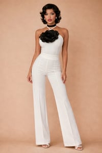 Flower Bloom halter jumpsuit 