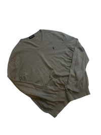 Image 1 of Grey V-Neck Sweater - Polo Ralph Lauren