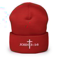 Image 12 of John 3:16 Cuffed Beanie