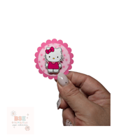 Image 3 of Cake Pop Hello Kitty Toppers Set of 12 