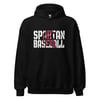 Spartan Baseball Block Letter Hoodie