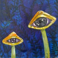 Image 1 of Mushrooms Are Watching Painting