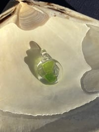 mini sea glass pendant #13