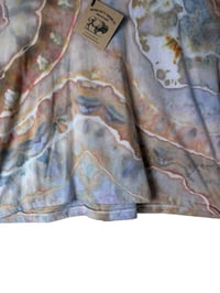 Image 6 of L Crop Tee in Earthy Geode Ice Dye