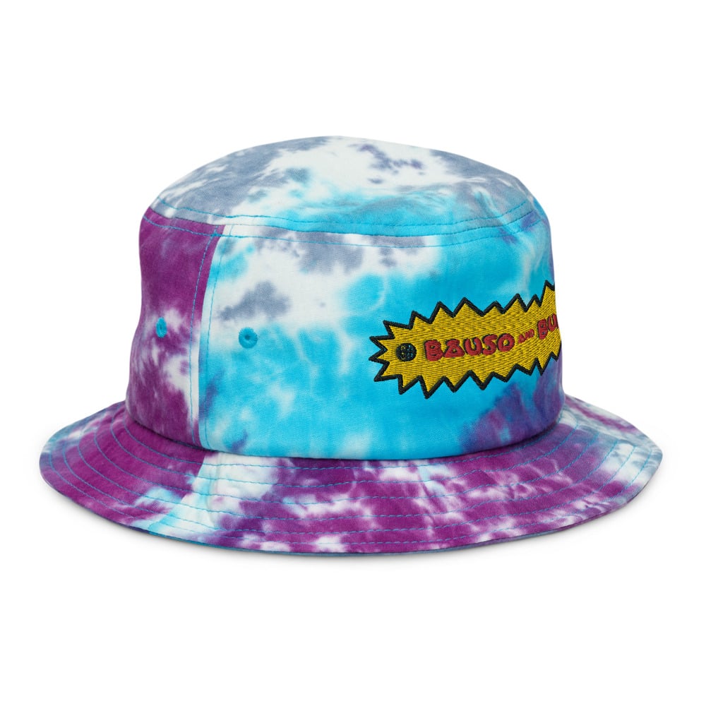 Image of BAUSO & BUDZ-DANK TIE-DYE BUCKET HAT 