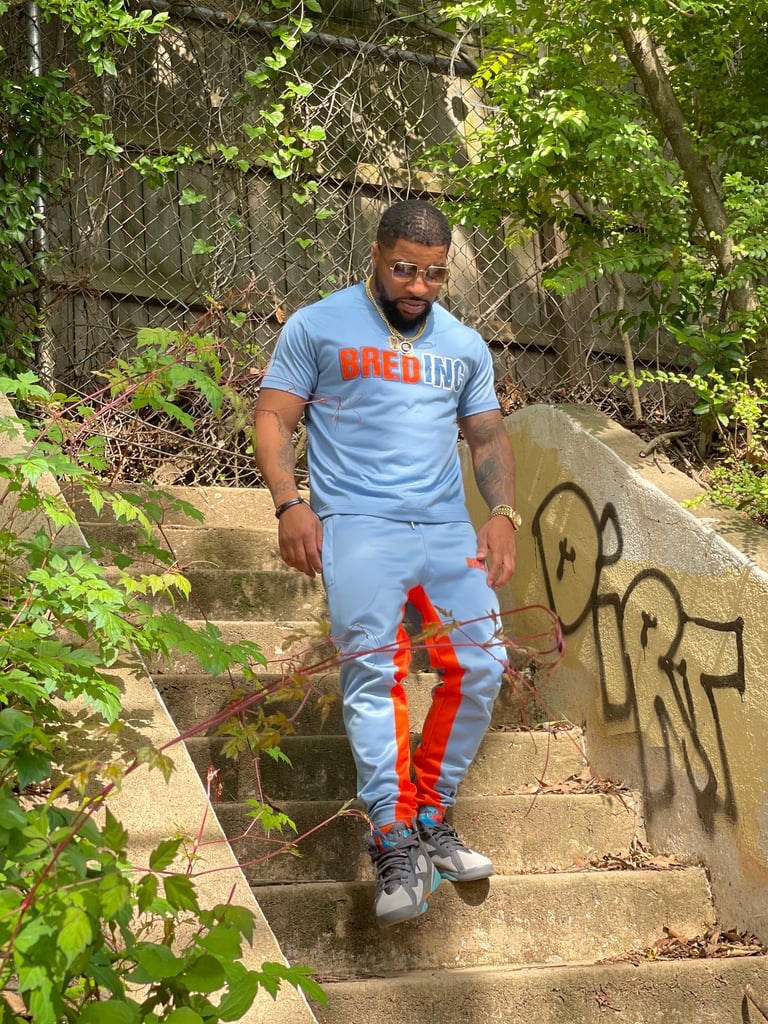 B.I. Powder blue sherbet summer jogger set Image 4