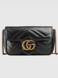 G Shoulder Bag - Black 