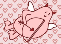 Image 1 of Cupid Stickers 
