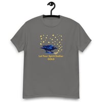 Image 12 of Unisex classic tee, Let Your Spirit Gather Gold Raven Tee